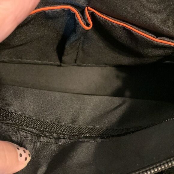 NWOT BLACK handbag with shoulder strap included. Purchased NEW but never carried - Picture 6 of 14